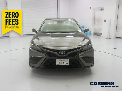 Gray 2021 Toyota Camry Hybrid SE