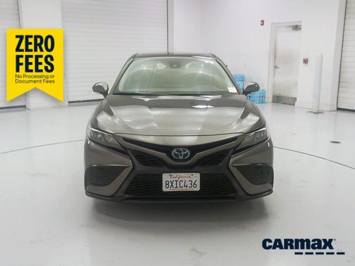 Gray 2021 Toyota Camry Hybrid SE