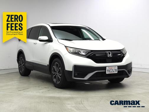 White 2020 Honda CR-V EX-L