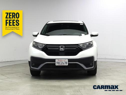 White 2020 Honda CR-V EX-L