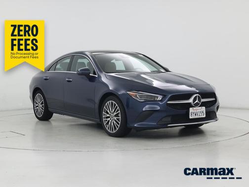 Blue 2022 Mercedes-Benz CLA 250