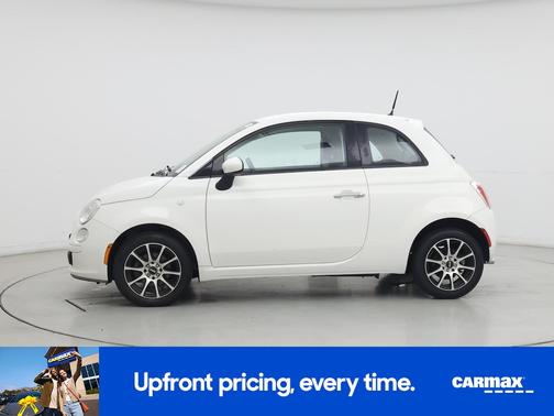 White 2015 FIAT 500 Pop