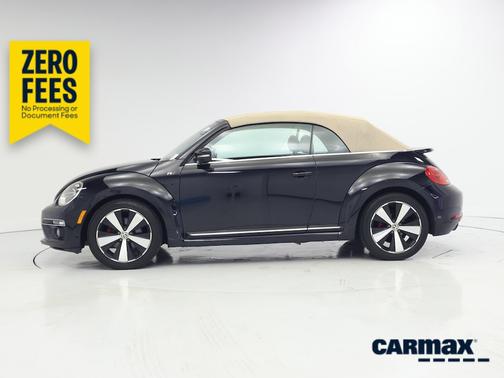 Black 2014 Volkswagen Beetle R-Line