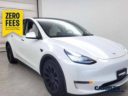 White 2021 Tesla Model Y Long Range