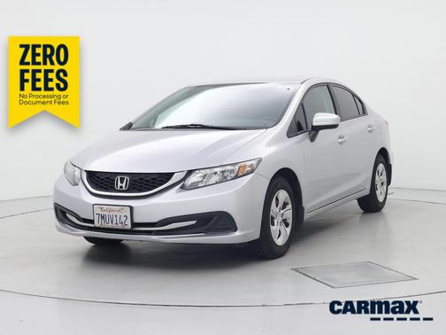 Silver 2015 Honda Civic LX