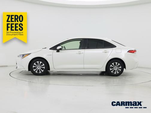 White 2021 Toyota Corolla Hybrid LE