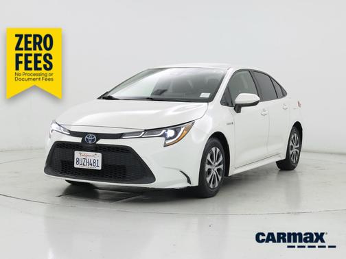White 2021 Toyota Corolla Hybrid LE