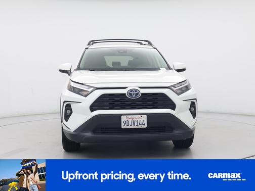White 2022 Toyota RAV4 Hybrid XLE Premium
