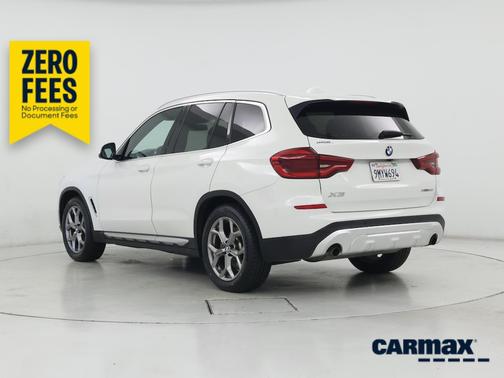 White 2021 BMW X3 sDrive30i