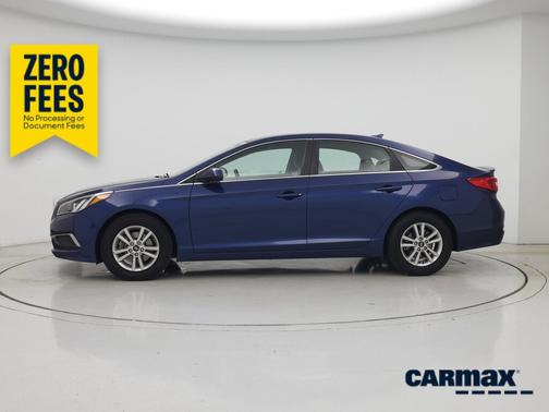 Blue 2017 Hyundai SONATA