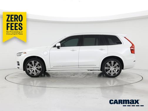 White 2023 Volvo XC90 Recharge Plug-In Hybrid T8 Plus Bright Theme