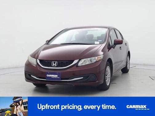 Burgundy 2015 Honda Civic LX