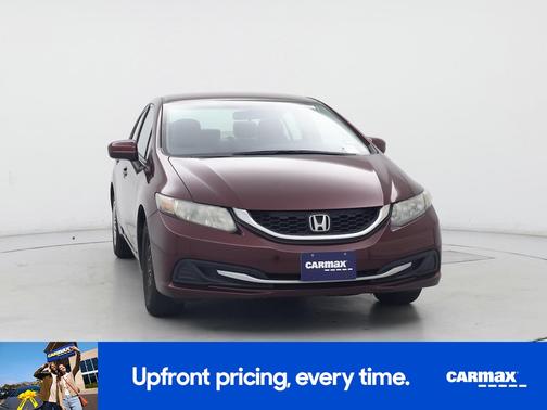 Burgundy 2015 Honda Civic LX