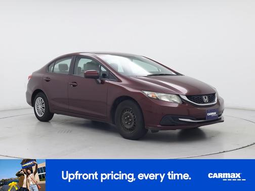 Burgundy 2015 Honda Civic LX