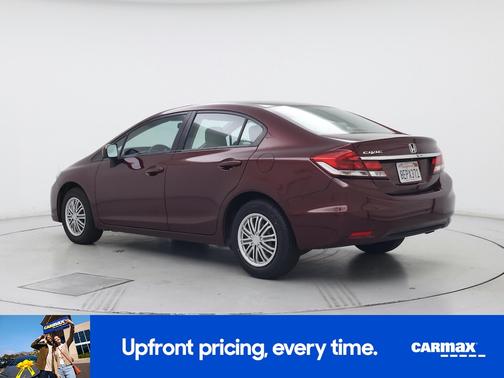 Burgundy 2015 Honda Civic LX