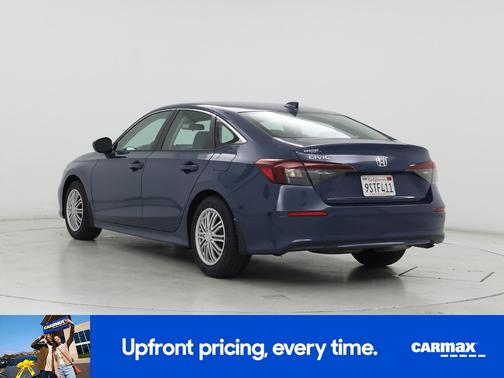 Blue 2025 Honda Civic LX