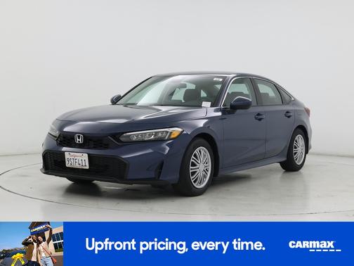 Blue 2025 Honda Civic LX