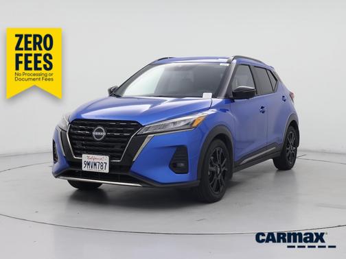 Blue 2024 Nissan Kicks SR