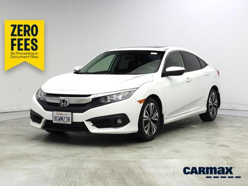 White 2018 Honda Civic EX-T