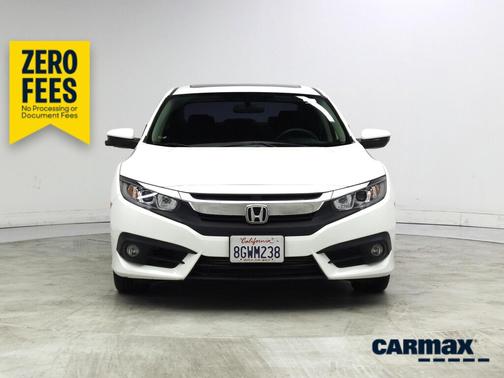 White 2018 Honda Civic EX-T