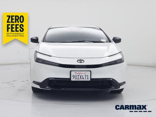 White 2025 Toyota Prius Nightshade
