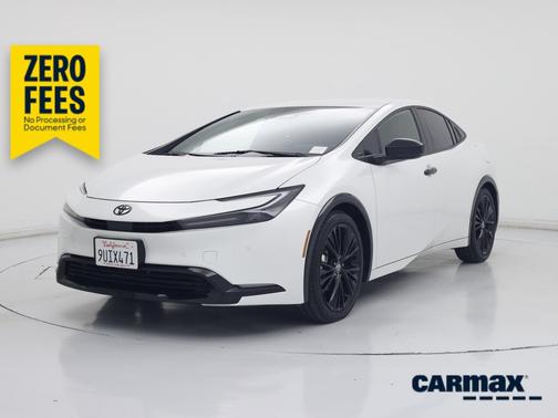 White 2025 Toyota Prius Nightshade