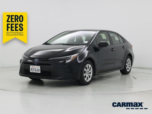 Black 2023 Toyota Corolla Hybrid LE
