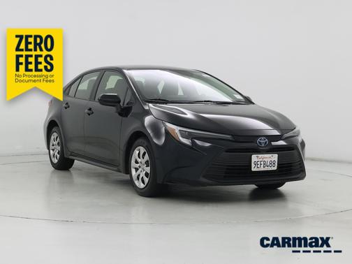 Black 2023 Toyota Corolla Hybrid LE