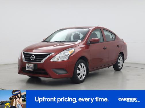 Red 2019 Nissan Versa S Plus