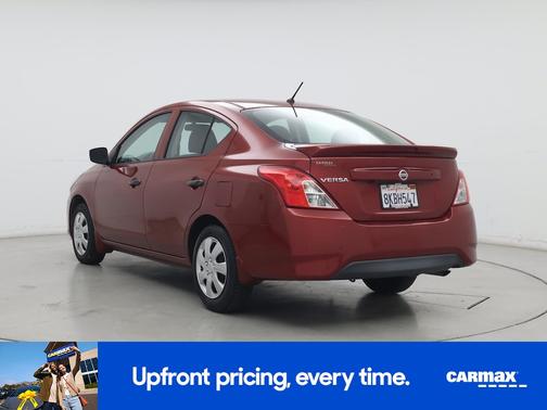 Red 2019 Nissan Versa S Plus