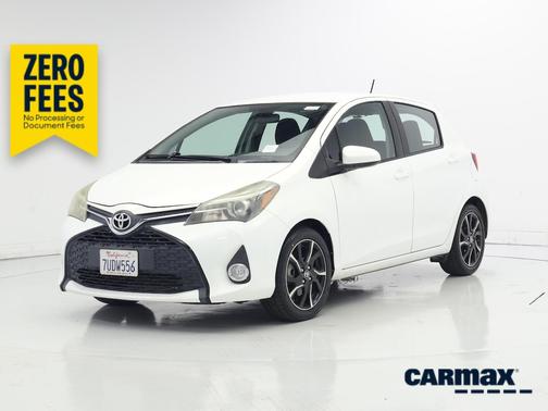 White 2016 Toyota Yaris SE