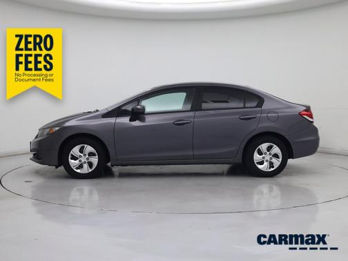 Gray 2015 Honda Civic LX