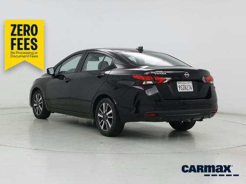 Black 2025 Nissan Versa SV