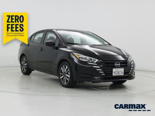 Black 2025 Nissan Versa SV
