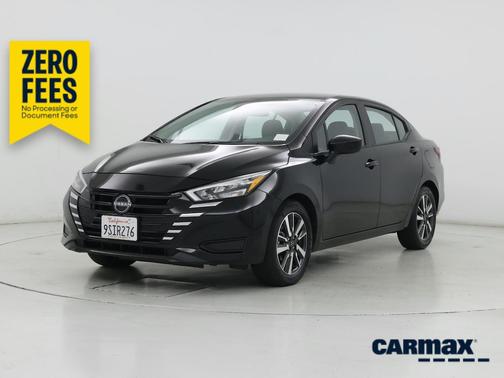 Black 2025 Nissan Versa SV