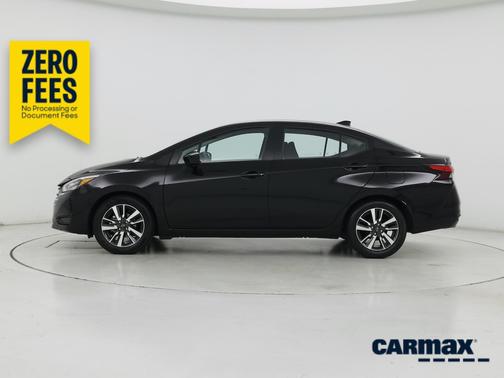 Black 2025 Nissan Versa SV