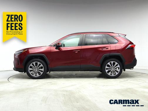 Red 2022 Toyota RAV4 XLE Premium