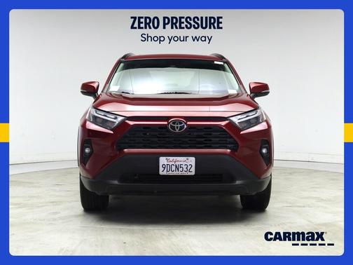 Red 2022 Toyota RAV4 XLE Premium