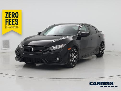 Black 2017 Honda Civic SI