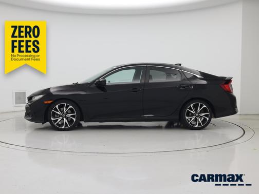 Black 2017 Honda Civic SI