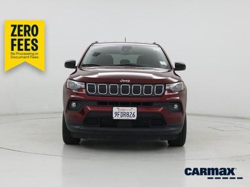 Red 2022 Jeep Compass Latitude Lux