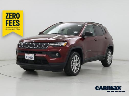 Red 2022 Jeep Compass Latitude Lux