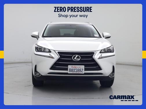White 2017 Lexus NX 200t
