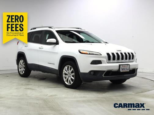 White 2014 Jeep Cherokee Limited