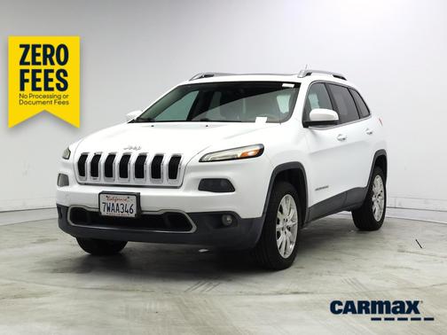 White 2014 Jeep Cherokee Limited