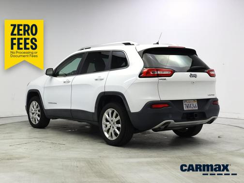 White 2014 Jeep Cherokee Limited