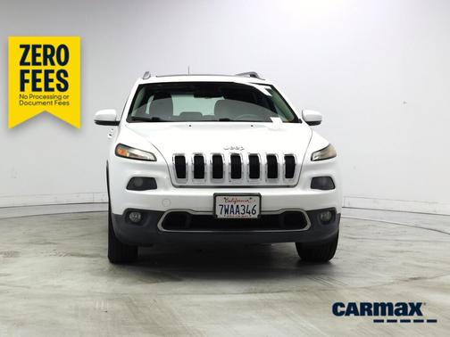 White 2014 Jeep Cherokee Limited