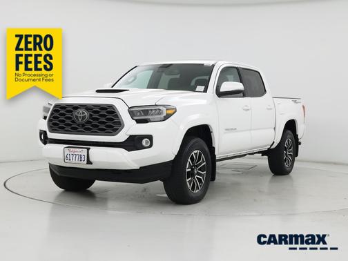 White 2021 Toyota Tacoma TRD Sport