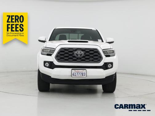 White 2021 Toyota Tacoma TRD Sport