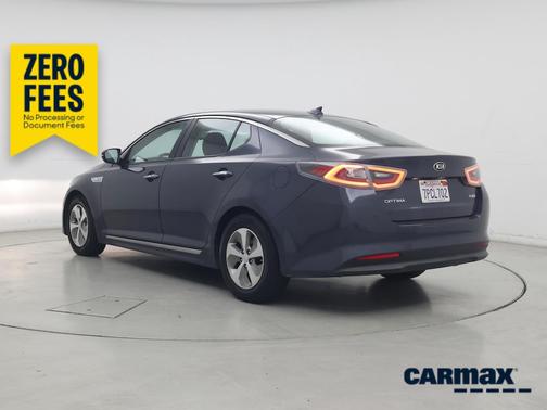Blue 2015 Kia Optima Hybrid LX